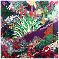New Fashion Ladies Forest Flowerr Printing Twill silk 130CM kerchief Shawl Versatile Cold-Resistant Warm Scarf Festival Gift