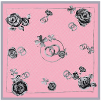 New Fashion Ladies Forest Flowerr Printing Twill silk 130CM kerchief Shawl Versatile Cold-Resistant Warm Scarf Festival Gift