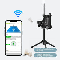 New Launched Portable Shuttlecock Shooting Machine APP Control For Badminton Training Machine