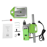New Professional Mini Drill Press Table 220V 710W Workbench Compact Drill Wood Drilling Machine Mini Drilling Milling Bench