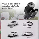 AOOKMIYA New energy electric vehicle CCS2 European standard turn Tesla conversion connector DC fast charging gun head