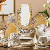 AOOKMIYA Nordic Enamel Tableware Set, Bone, Porcelain, Korea, Ceramics, Tableware Set