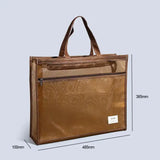 Nylon Mesh Zipper Pouch, Saco de arquivo portátil, A3 Document Storage Bag, Grande A3 Art Bag, Saco Tutorial do Estudante para a Escola