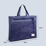 Nylon Mesh Zipper Pouch, Saco de arquivo portátil, A3 Document Storage Bag, Grande A3 Art Bag, Saco Tutorial do Estudante para a Escola