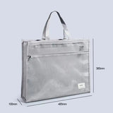 Nylon Mesh Zipper Pouch, Saco de arquivo portátil, A3 Document Storage Bag, Grande A3 Art Bag, Saco Tutorial do Estudante para a Escola