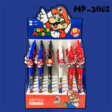Super Mario Bros Mechanical Pencil Anime 0.5mm Press Automatic Mechanical Pencil School Office Supplies Student Stationery Gift