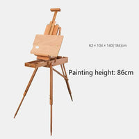 AOOKMIYA Oil Paint Box Gentleman Oil Paint Easel Portable Painting Box Adult Chevalet En Bois Lifting Solid Wood Caballete De Pintura