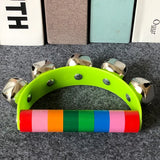 Orff Musical Instruments Wooden Baby Children's Educational Toys for Toddler Early Education Toys Color Semicircle Hand Bells
