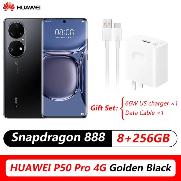 HUAWEI P50 Pro 4G Smartphone HarmonyOS 2 Snapdragon 888 6.6 OLED CN Version