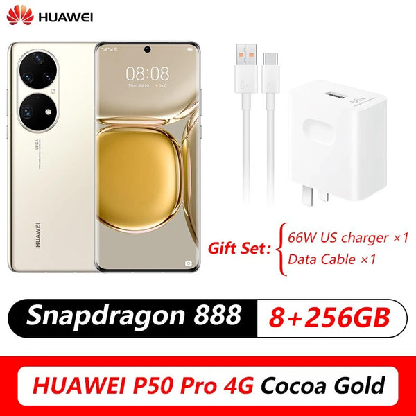 Original Huawei P50 Pro 4G SmartPhone Snapdragon 888 6.6 OLED