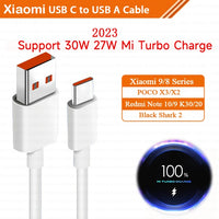 Original Xiaomi 6A Usb Type C Cable Charger 120w Turbo Tipo Fast Charging For Mi 13 12 11 10 Pro ultra Poco x3 Redmi Note K50 40