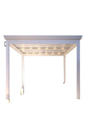 AOOKMIYA Outdoor Aluminum Alloy Pavilion Sunshade Canopy Electric Louver Sunshine Room Customizable
