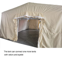 AOOKMIYA Outdoor Camping Inflatable Refugee Air Tent 10 Person Large Waterproof Disaster Relief Event Winter Tent For Travel and Defence