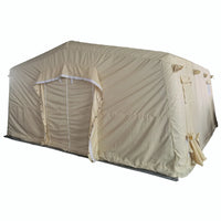 AOOKMIYA Outdoor Camping Inflatable Refugee Air Tent 10 Person Large Waterproof Disaster Relief Event Winter Tent For Travel and Defence