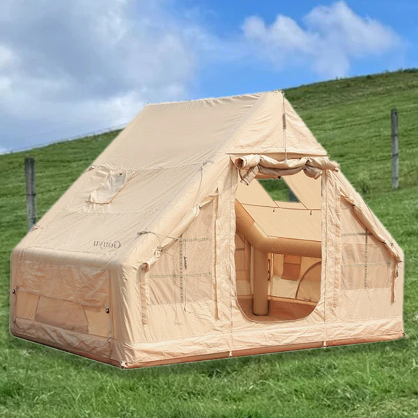 self inflating tent Outdoor Camping Inflatable Tent Thickened Rainproof Portable Camping S – AOOKMIYA