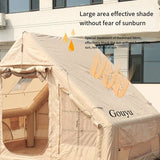 Outdoor Camping Inflatable Tent Thickened Rainproof Portable Camping Self-Driving Free Room Folding Tent One Bedroom