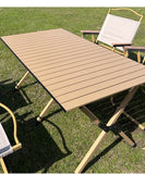 Outdoor Folding Long Table Egg Roll Table Picnic Portable Camping Table And Chair Complete Set Folding Outdoor Outdoor Furniture