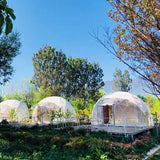 Outdoor Luxury Glamping Geodome Tents Pvc Domes Price Prefab House Resort Hotel Home Camping Geodesic Round Dome Tent for Sale