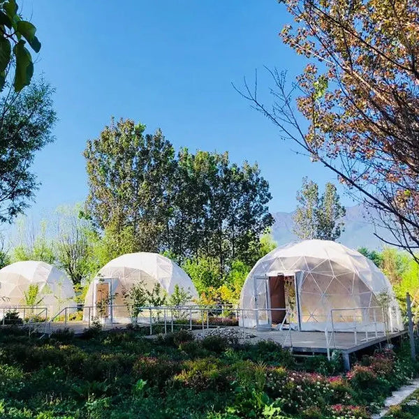 dome tents for sale Outdoor Luxury Glamping Geodome Tents Pvc Domes Price Prefab House Res – AOOKMIYA