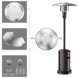 Outdoor Patio Heater Reflector Shield Sturdy Propane Heat Reflector Shield Top For Outdoor Heaters Windshield Propane Patio