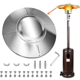 Outdoor Patio Heater Reflector Shield Sturdy Propane Heat Reflector Shield Top For Outdoor Heaters Windshield Propane Patio