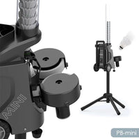 AOOKMIYA PB-Mini Badminton Serve Machine Portable Single Trainer Self-Training Ball Feeder Lightweight Small Size