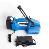 PET PP Plastic Strapping Machine, máquina de embalagem portátil, enfardadeira Hot Melt com bateria, 13mm-16mm