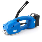 PET PP Plastic Strapping Machine, máquina de embalagem portátil, enfardadeira Hot Melt com bateria, 13mm-16mm