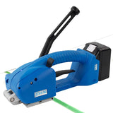 PET PP Plastic Strapping Machine, máquina de embalagem portátil, enfardadeira Hot Melt com bateria, 13mm-16mm