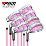 PGM 4PCS/12PCS Golf Club Sets With Standard Ball Bag Left Hand Ladies Stainless Steel Head Golf Club Practice Club