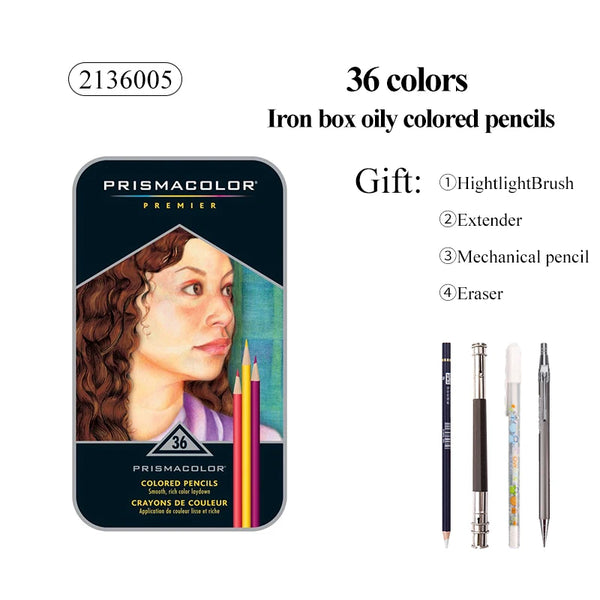 PRISMACOLOR 24/36/48/72/132/150 Colors Professional Oily Colored Penci –  AOOKMIYA