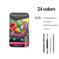 PRISMACOLOR 24/36/48/72/132/150 Colors Professional Oily Colored Pencils Lapis de cor Artists Drawing Supplies Colored Pencils