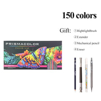 PRISMACOLOR 24/36/48/72/132/150 Colors Professional Oily Colored Pencils Lapis de cor Artists Drawing Supplies Colored Pencils