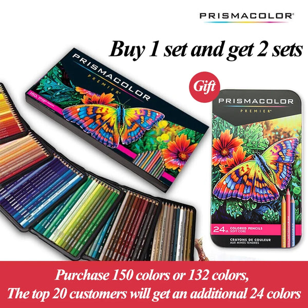 Premier Prismacolor Colored Pencils Soft Core 48 - New Color