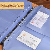 PU Titular do cartão de couro com grande capacidade, livro de cartões, fichário estoque, bilhete, moda, 360, 1000