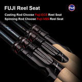 PURELURE CEDAN 1-Piece Rod All Fuji SIC Guide Rings Mandarin Fish Rod Sea Bass Rod  Cork Handle Toray T1100G Cloth