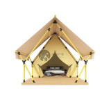 PVC Medieval Canvas Tents Glamping Tent Luxury With Bathroom Outdoor