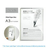 Painel de avisos a5 a4 a3 do escritório da parede do estilo simples quadro acrílico magnético placa de visão da parede da sala de aula da escola placa magnética