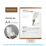 Painel de avisos a5 a4 a3 do escritório da parede do estilo simples quadro acrílico magnético placa de visão da parede da sala de aula da escola placa magnética