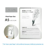 Painel de avisos a5 a4 a3 do escritório da parede do estilo simples quadro acrílico magnético placa de visão da parede da sala de aula da escola placa magnética