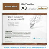 Painel de avisos a5 a4 a3 do escritório da parede do estilo simples quadro acrílico magnético placa de visão da parede da sala de aula da escola placa magnética