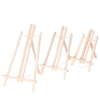 AOOKMIYA Painting Easel Shelf Classroom Students Artist Exhibition Art Craft Wooden Display Stand Holder DIY Arts Photo Cards Displaying