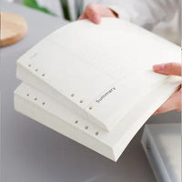 Paisagem 6 anel fichário a4 espiral notebook, papel de livro capa b5 grade notebook em branco para estudantes