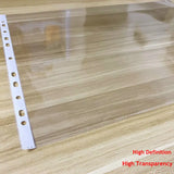 Paisagem a3 saco transparente 11 pasta de fichário, a3 saco de papel transparente para fichário de documentos organizador de papel bolsa de proteção para documentos