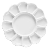 Paleta de aquarela de cerâmica de alta qualidade, flor de ameixa, pintura retangular multigrade, paleta de guache, materiais de arte acrílica