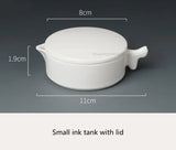 Paleta de porcelana imitação multicamada, placa de tinta, pintura aquarela, caligrafia, arte suprimentos, novo