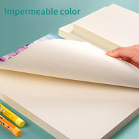 Papel Especial Pastel Óleo Pesado Cor, Esboço Espessado, Branco, Giz Macio, Crayon De Colorir, Papelão De Papel De Pintura, 15, 30, 50 Folhas