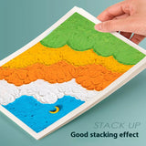 Papel Especial Pastel Óleo Pesado Cor, Esboço Espessado, Branco, Giz Macio, Crayon De Colorir, Papelão De Papel De Pintura, 15, 30, 50 Folhas