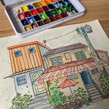 Papel de colorir para adultos e crianças, material interessante, pintura de boa aparência, desenhos para iniciantes, suprimentos de arte para artista