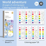 Papel de colorir para adultos e crianças, material interessante, pintura de boa aparência, desenhos para iniciantes, suprimentos de arte para artista